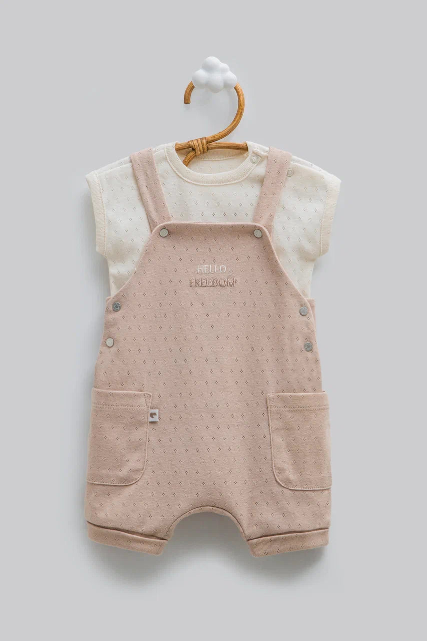 2-Piece Baby Set | Overall and T-shirt