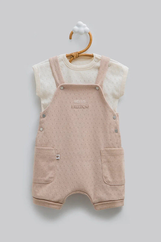 2-Piece Baby Set | Overall and T-shirt