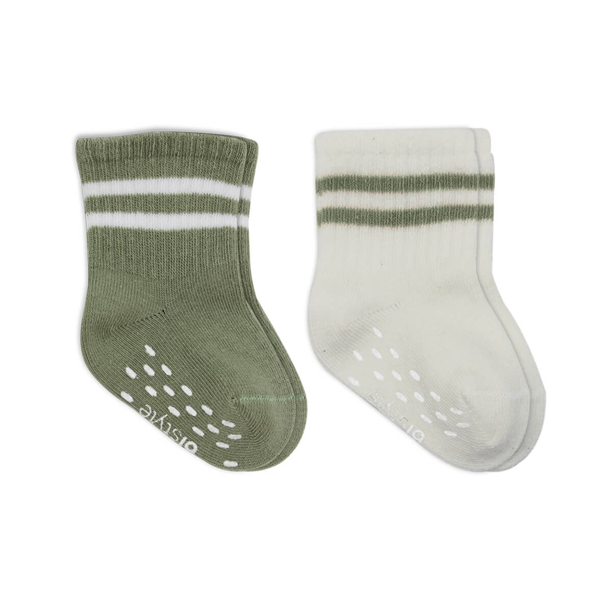 2 Pairs of Non-Slip Baby Socks