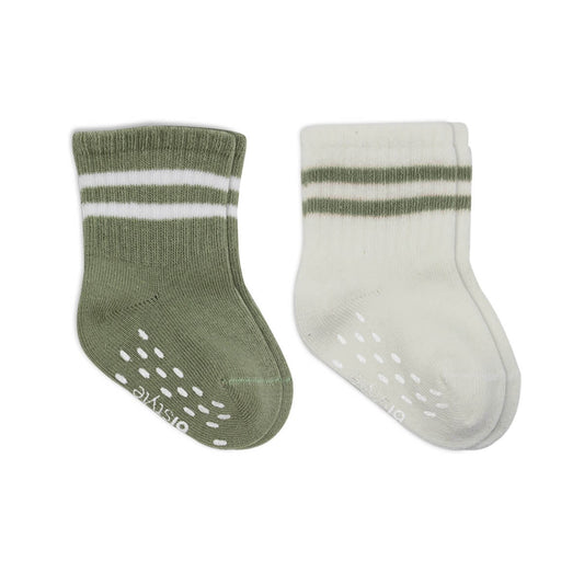 2 Pairs of Non-Slip Baby Socks