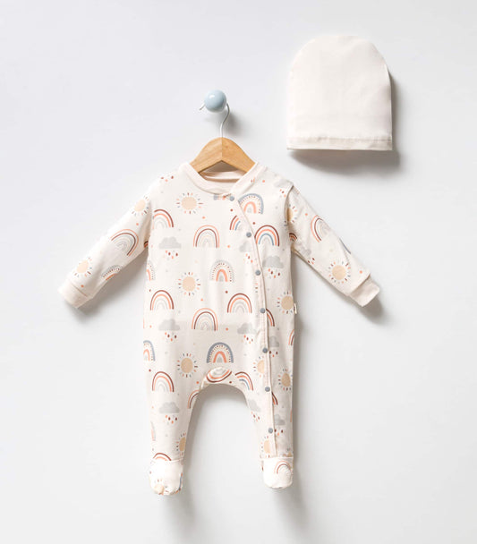 Baby Romper with Hat