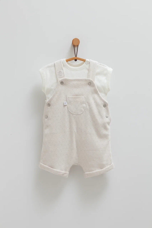2-Piece Baby Set | Overall and T-shirt