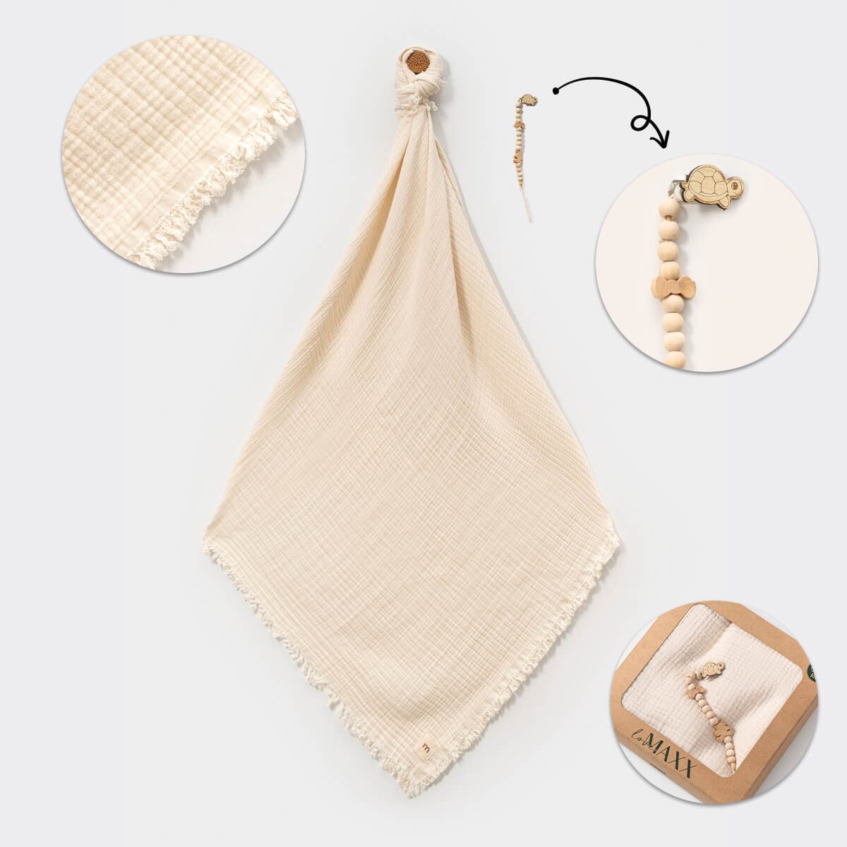 Blanket and Pacifier Holder