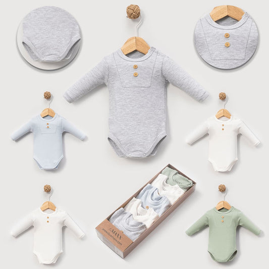 Pack of 5 Baby Bodysuits