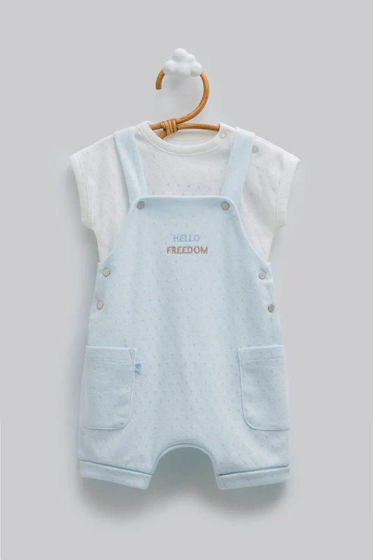 2-Piece Baby Set | Overall and T-shirt