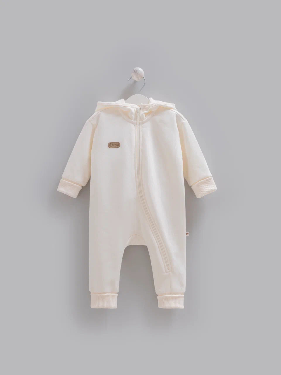 Fleeced Baby Zipper Romper