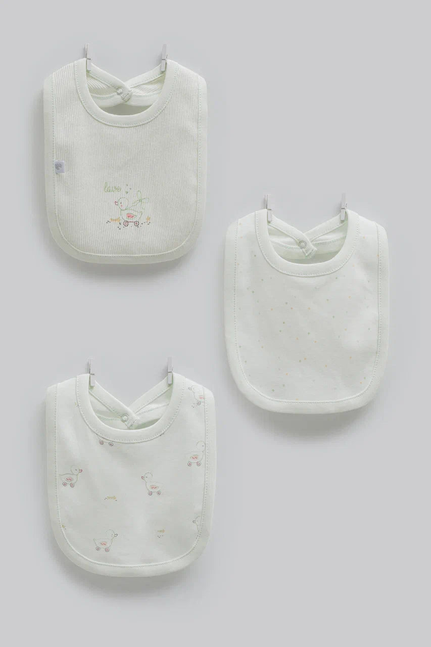 Pack of 3 Cotton Baby Bibs