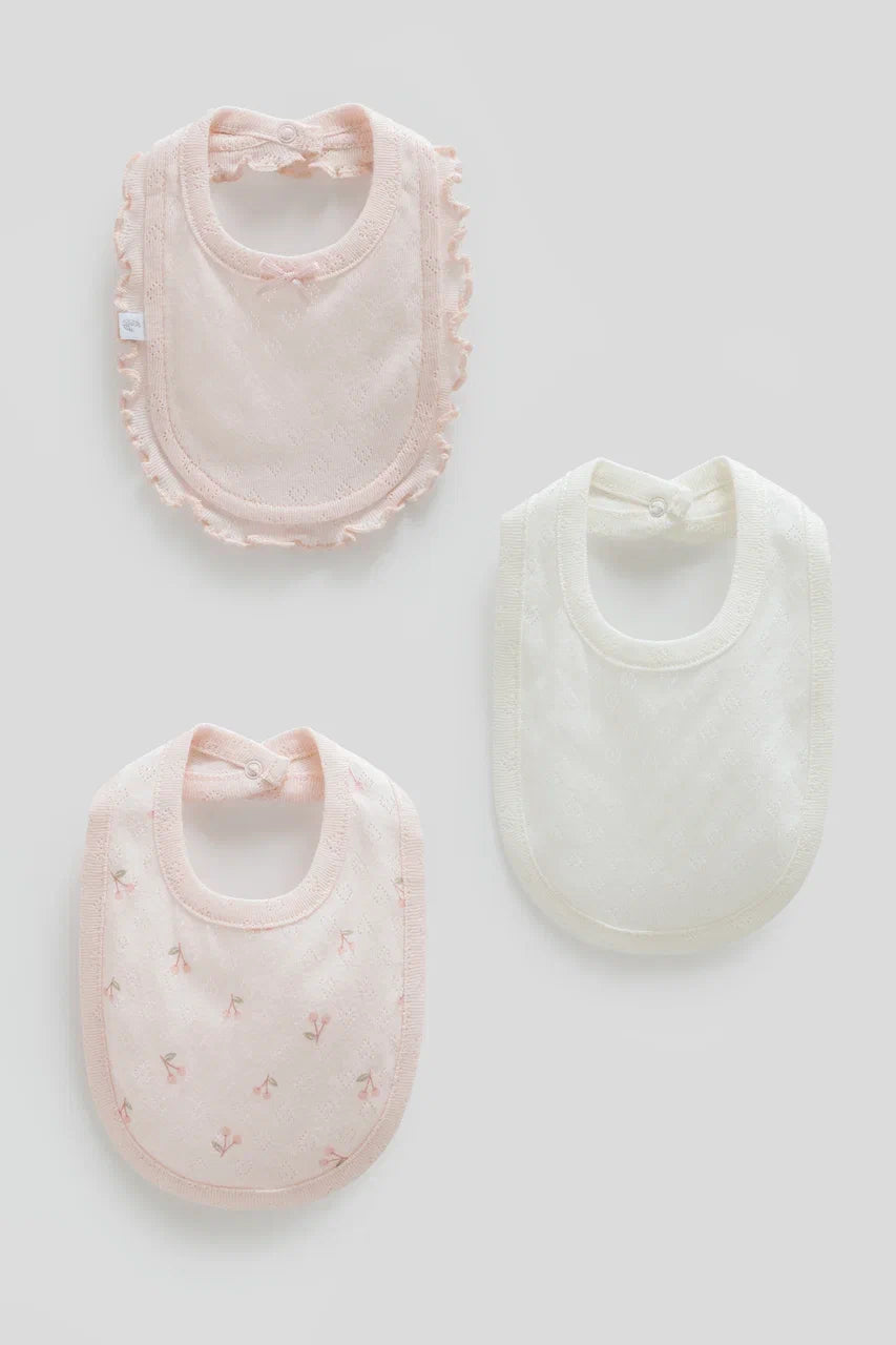 Pack of 3 Cotton Baby Bibs