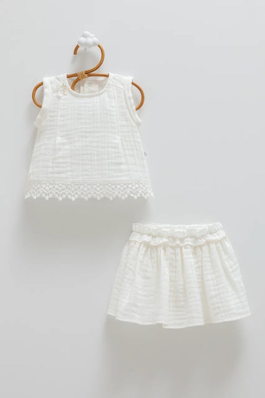 2-Piece Baby Set | Top and Skirt