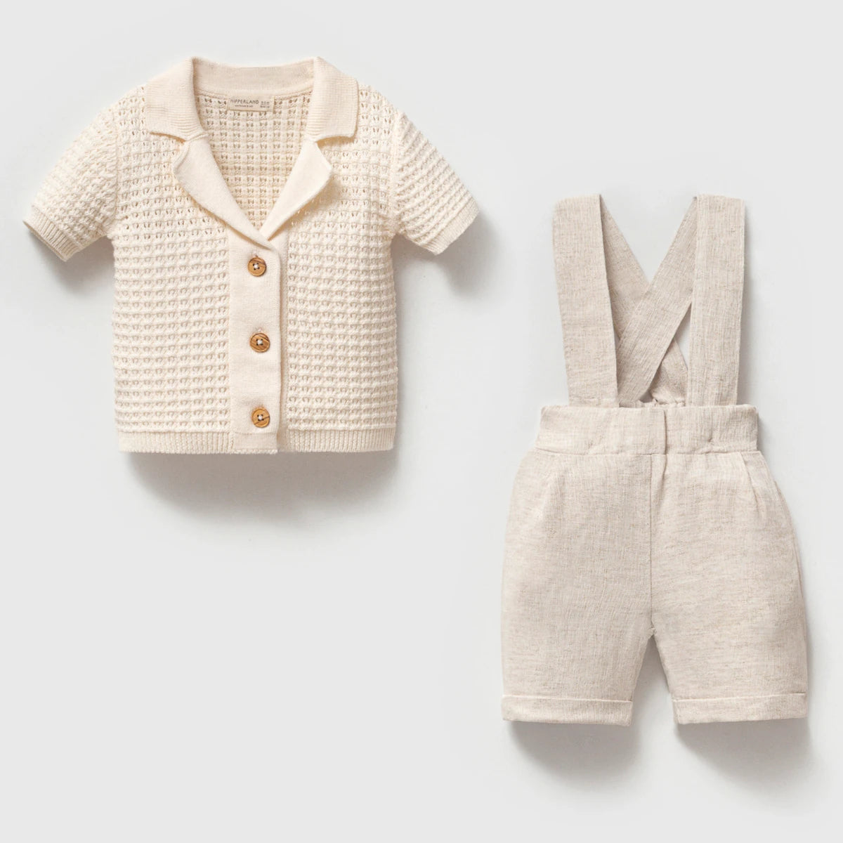 2-Piece Baby Set | Overall and Shirt
