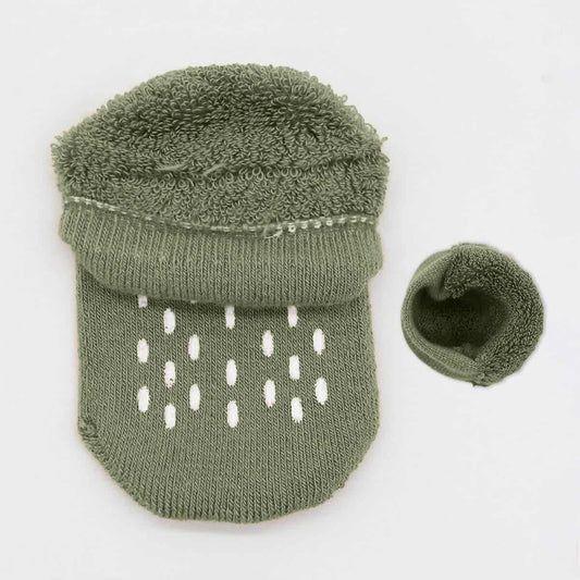 2 Pairs of Thick Cotton Non-Slip Baby Socks