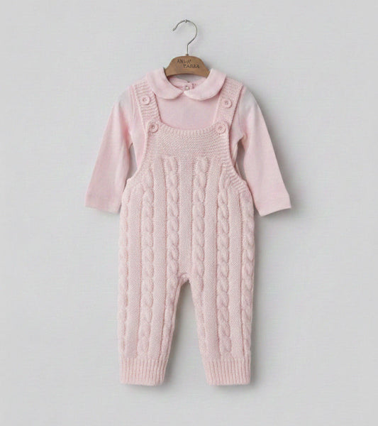 2-Piece Set - Knitted Overall