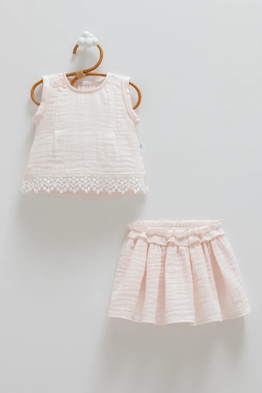 2-Piece Baby Set | Top and Skirt