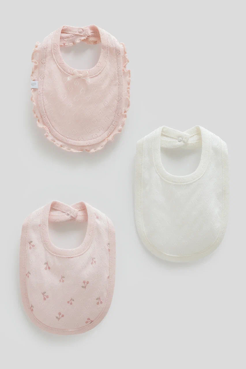 Pack of 3 Cotton Baby Bibs