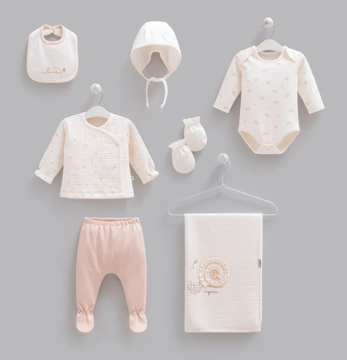 7-Piece Baby Hospital Set | Organic Cotton