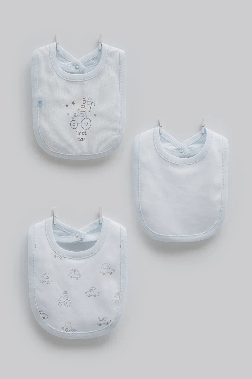 Pack of 3 Cotton Baby Bibs