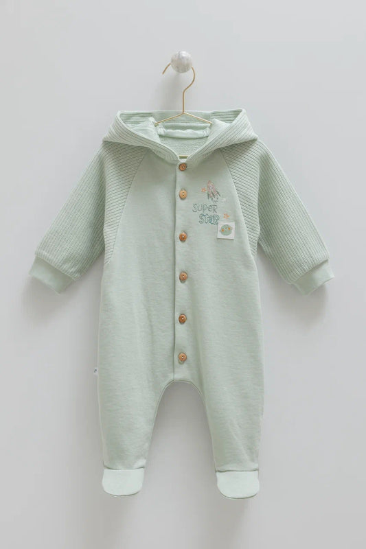 Hooded Baby Romper
