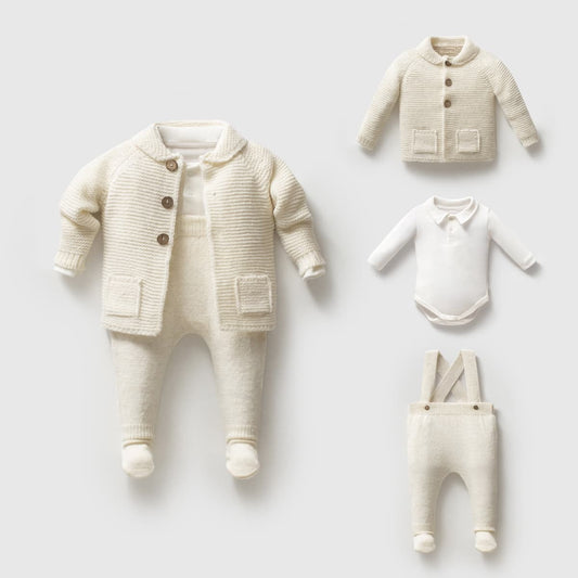 3-Piece Knitted Baby Set