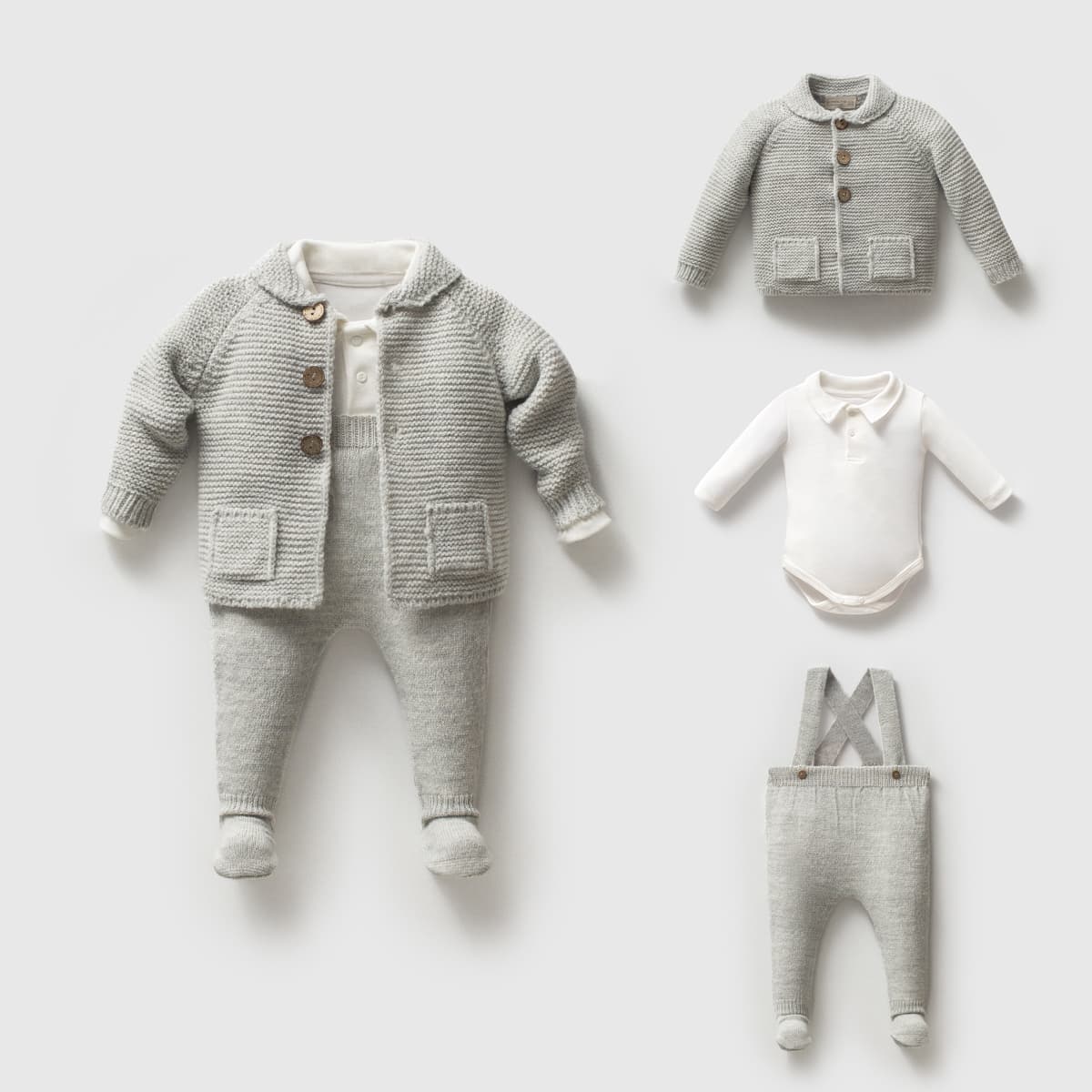 3-Piece Knitted Baby Set