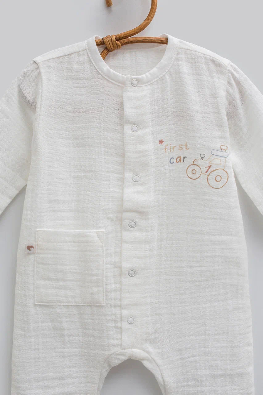 Bamboo Muslin Baby Romper