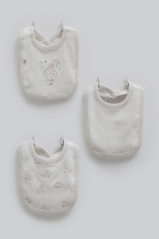 Pack of 3 Cotton Baby Bibs