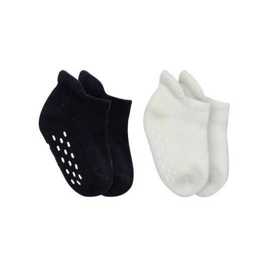 2 Pairs of Thick Cotton Non-Slip Baby Socks