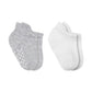 2 Pairs of Non-Slip Baby Socks