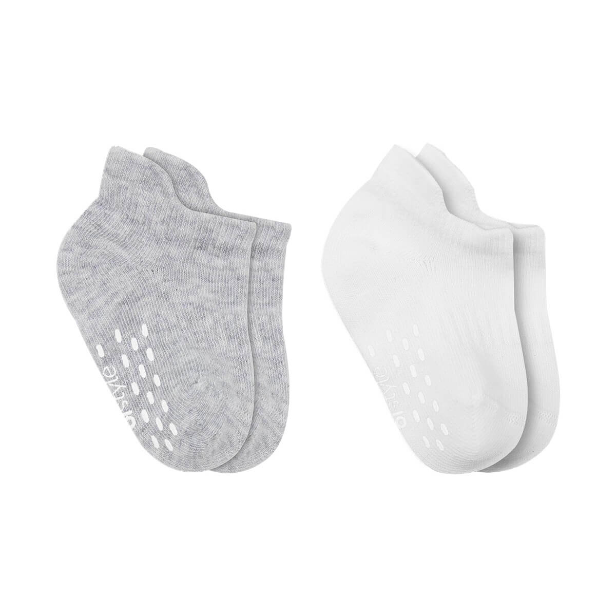 2 Pairs of Non-Slip Baby Socks