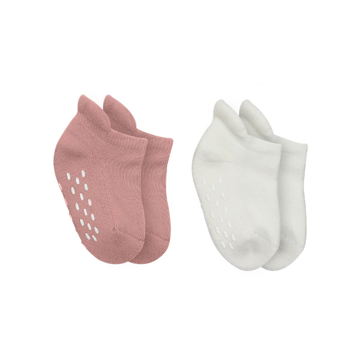 2 Pairs of Thick Cotton Non-Slip Baby Socks