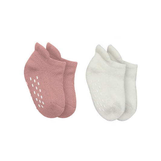 2 Pairs of Thick Cotton Non-Slip Baby Socks