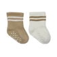 2 Pairs of Non-Slip Baby Socks