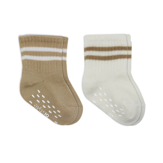 2 Pairs of Non-Slip Baby Socks