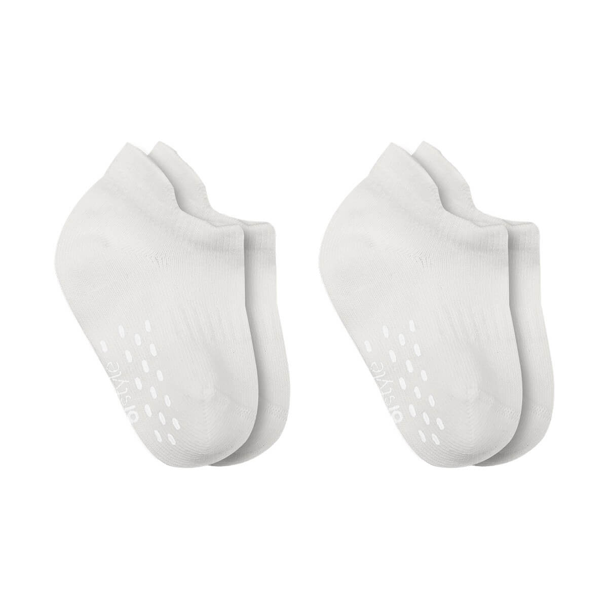 2 Pairs of Non-Slip Baby Socks