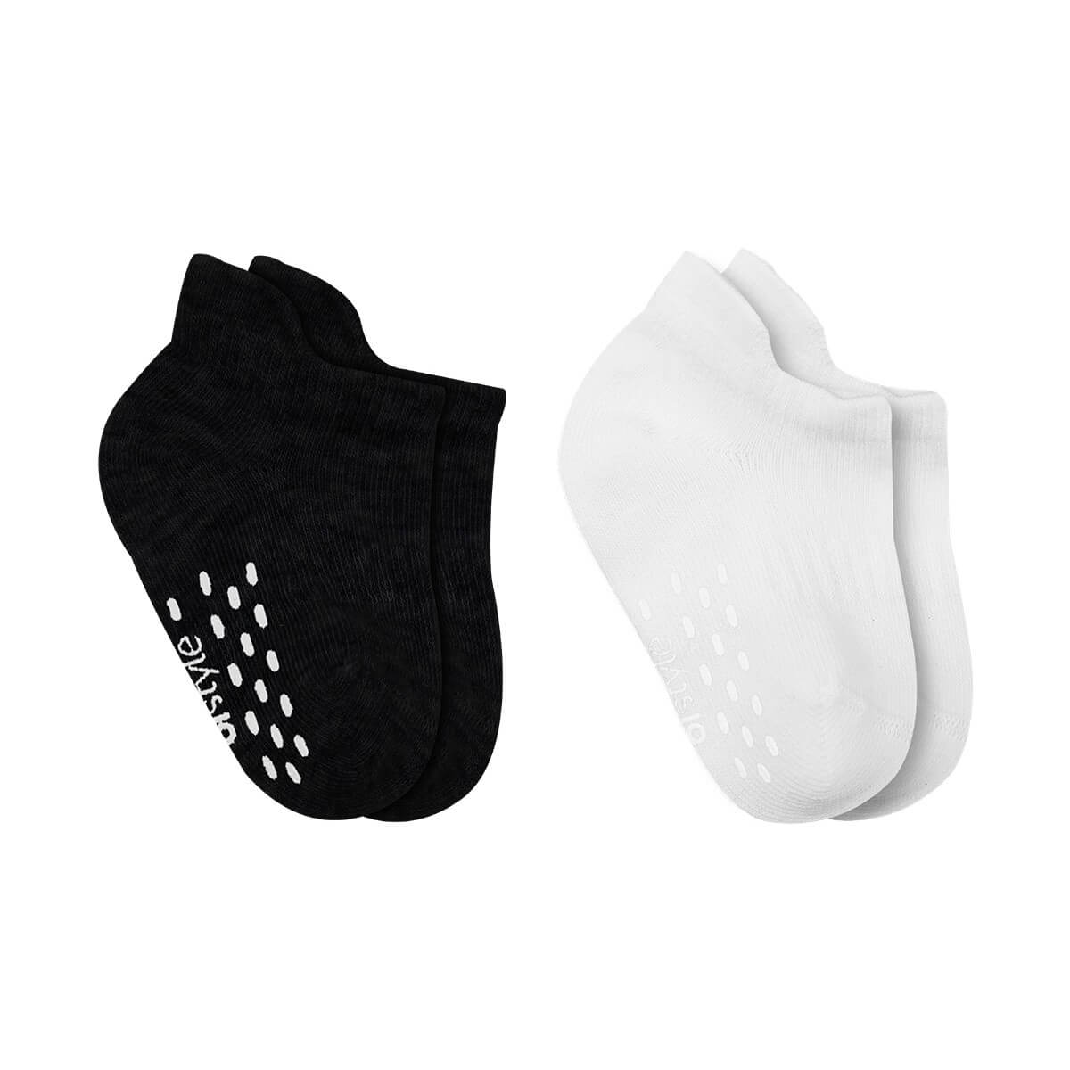 2 Pairs of Non-Slip Baby Socks