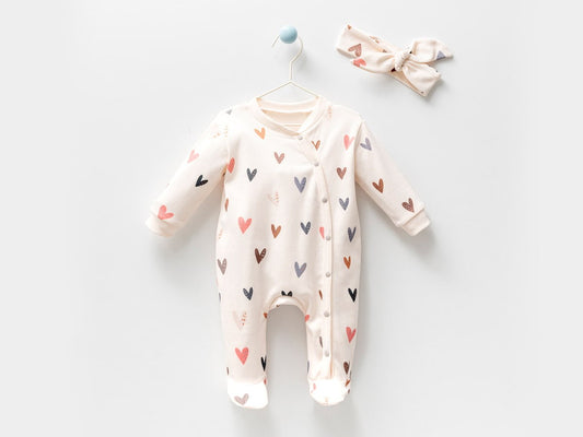 Baby Romper with Headband