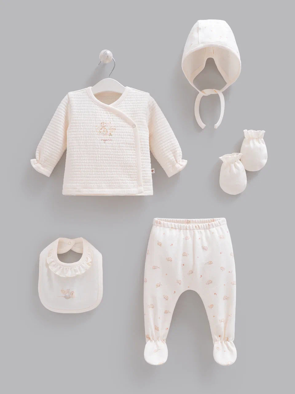 5-Piece Baby Hospital Set | Organic Cotton