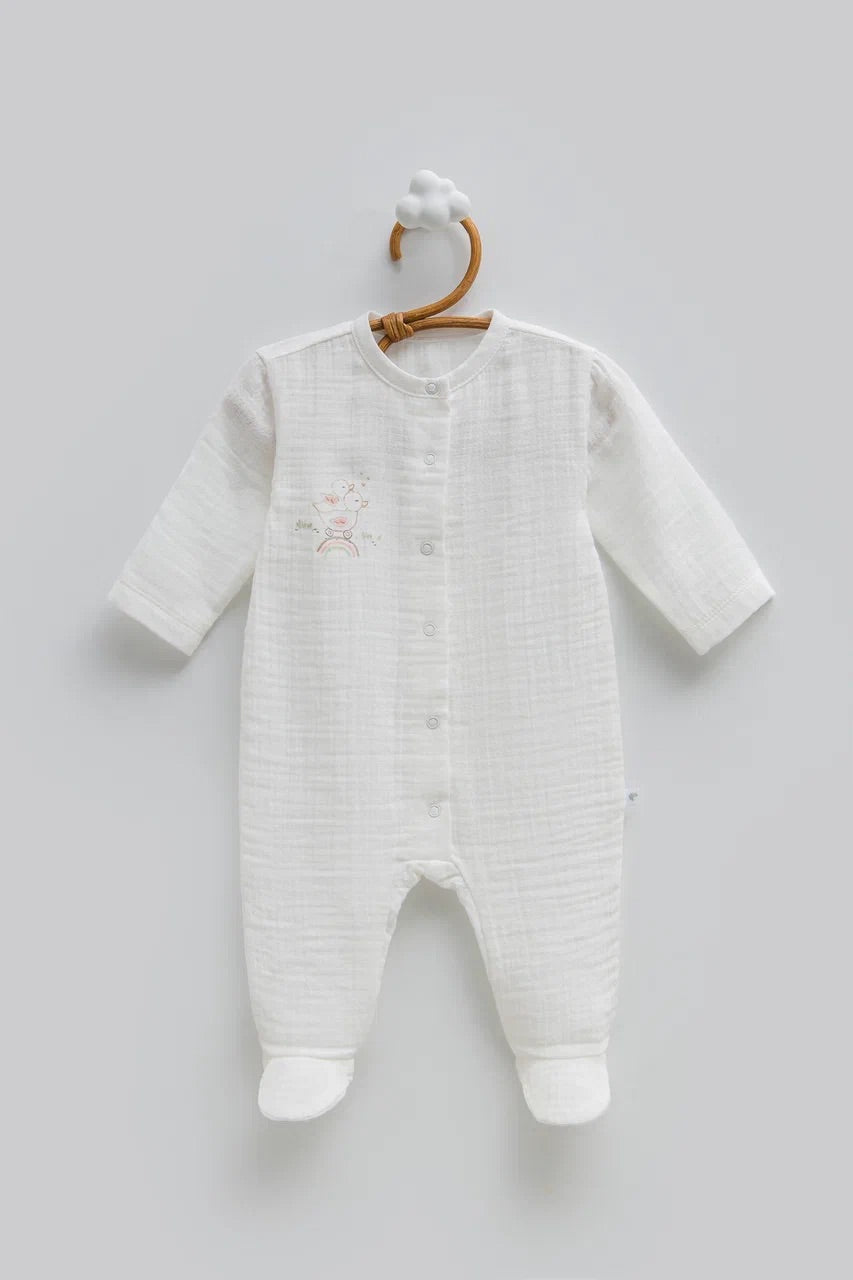 Bamboo Muslin Baby Romper
