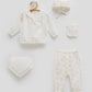 5-Piece Bamboo Muslin Baby Hospital Set