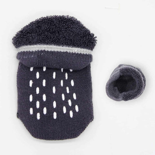 2 Pairs of Thick Cotton Non-Slip Baby Socks