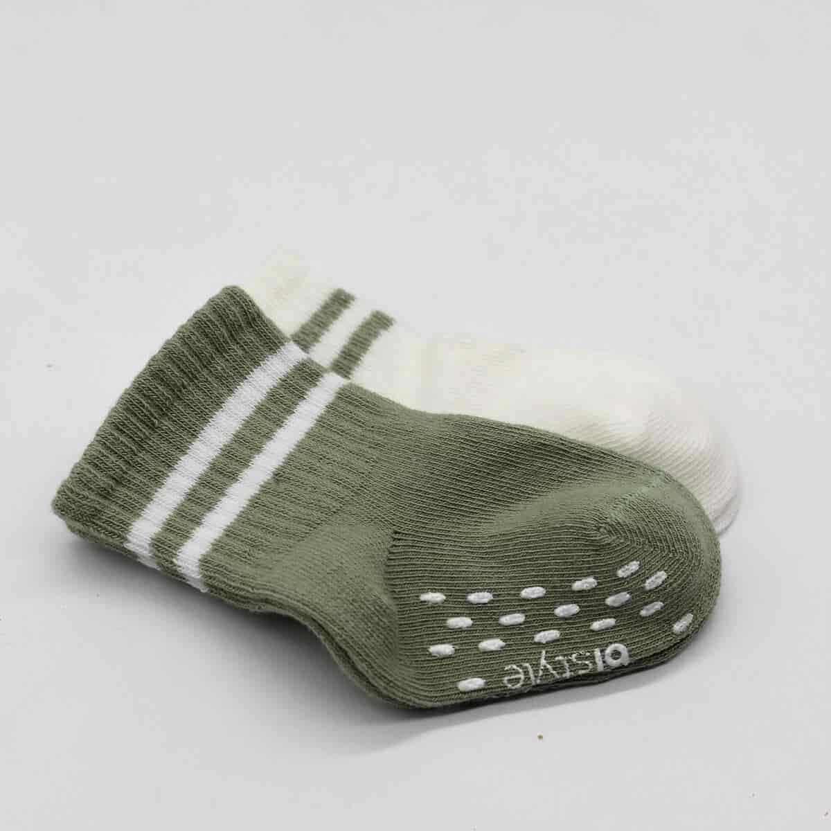 2 Pairs of Non-Slip Baby Socks