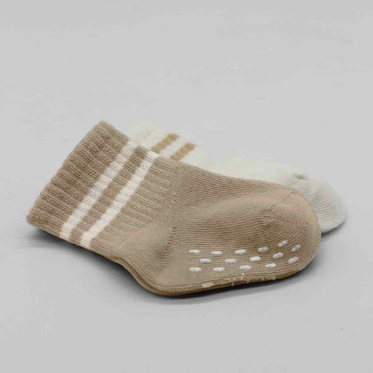 2 Pairs of Non-Slip Baby Socks