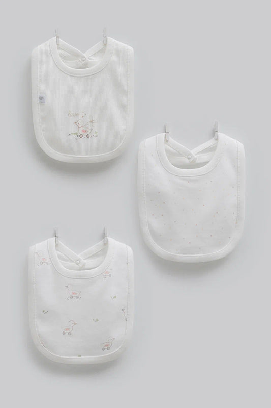Pack of 3 Cotton Baby Bibs