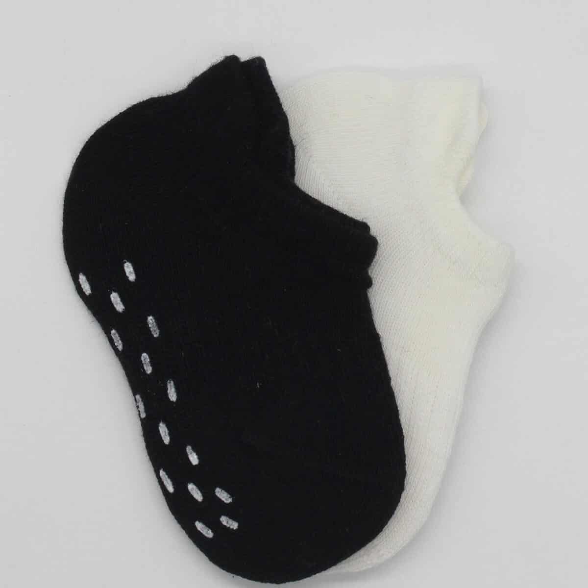 2 Pairs of Non-Slip Baby Socks