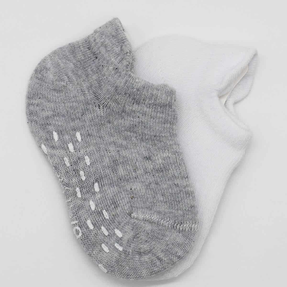 2 Pairs of Non-Slip Baby Socks