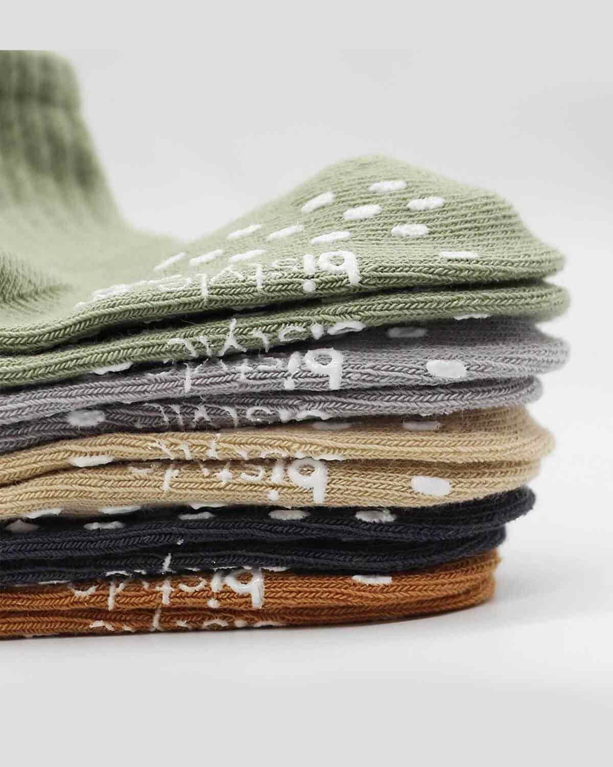 5 Pairs of Non-Slip Baby Socks
