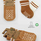 2 Pairs of Non-Slip Baby Socks