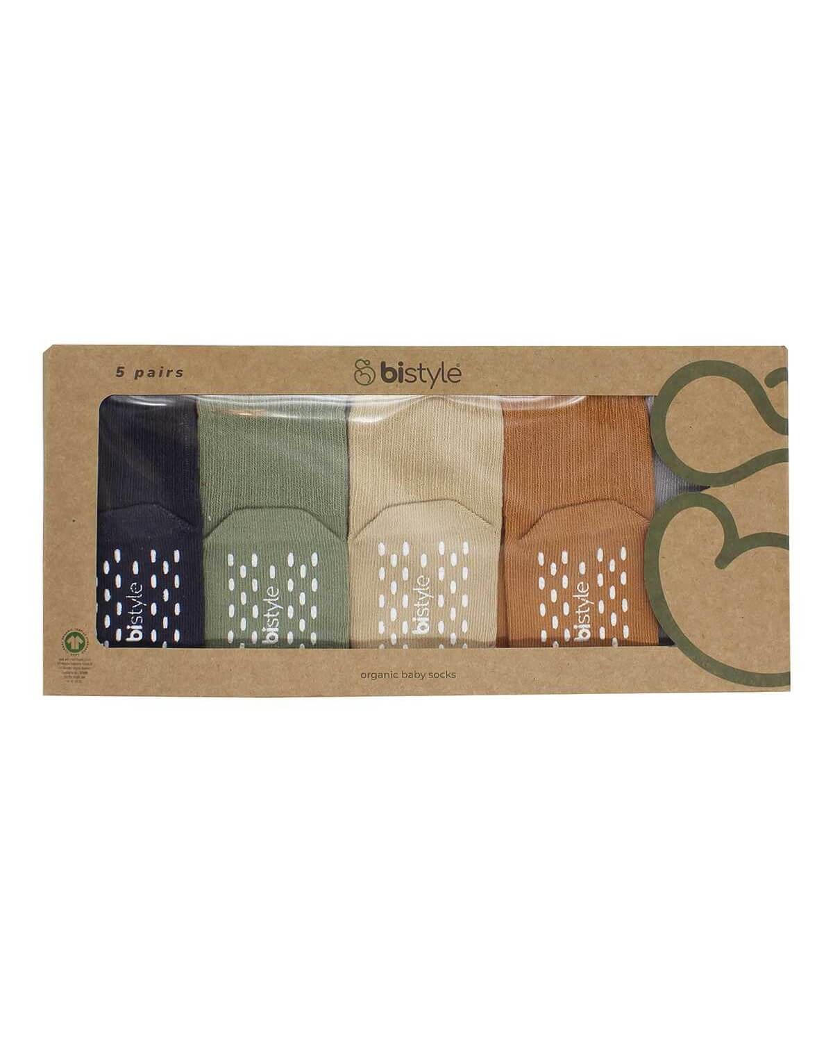 5 Pairs of Non-Slip Baby Socks