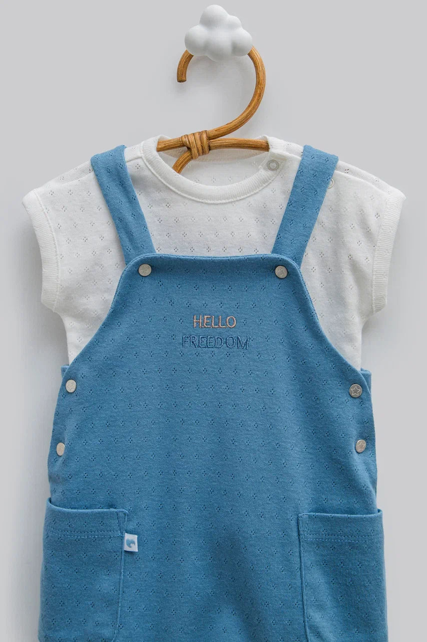 2-Piece Baby Set | Overall and T-shirt