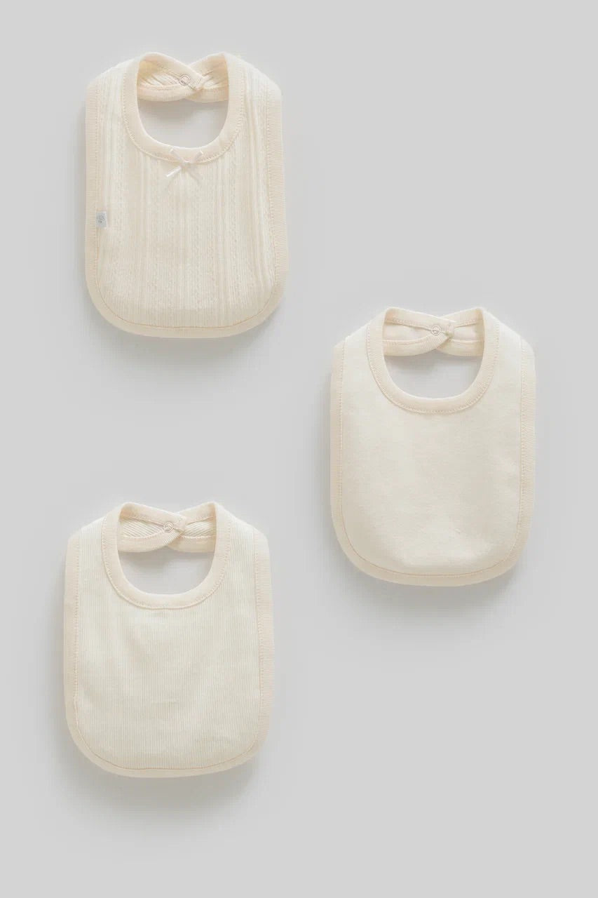 Pack of 3 Cotton Baby Bibs