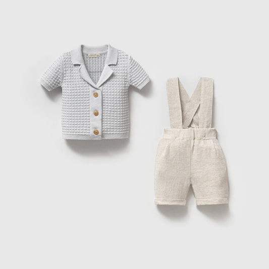 2-Piece Baby Set | Overall and Shirt
